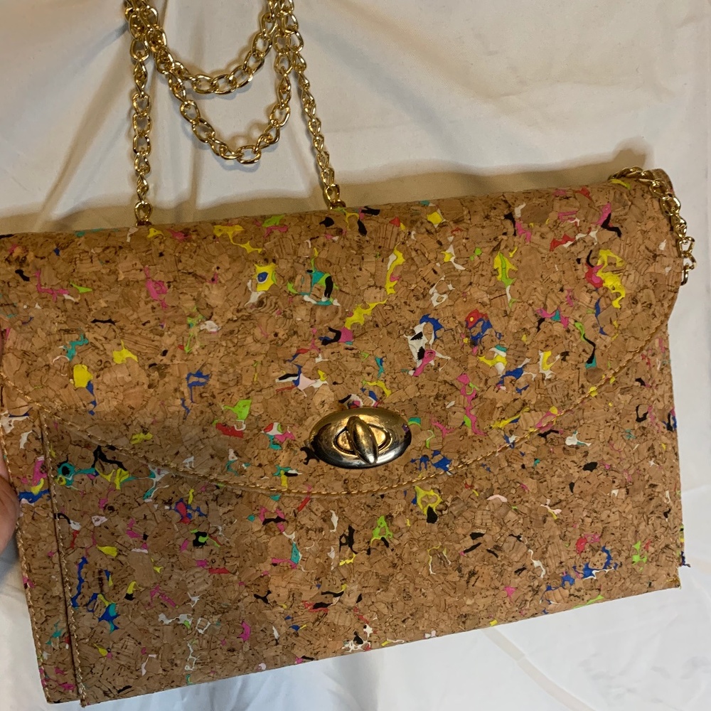 Colorful Cork Purse